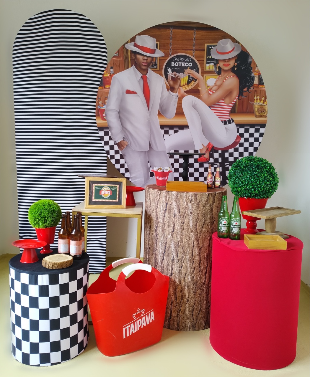 Boteco Homem E Mulher - Kit Diamante  - Beca Decorações