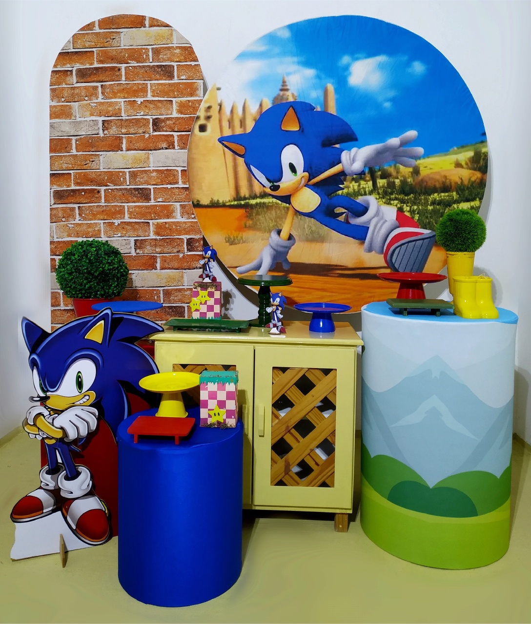 Sonic - Kit Diamante  - Beca Decorações
