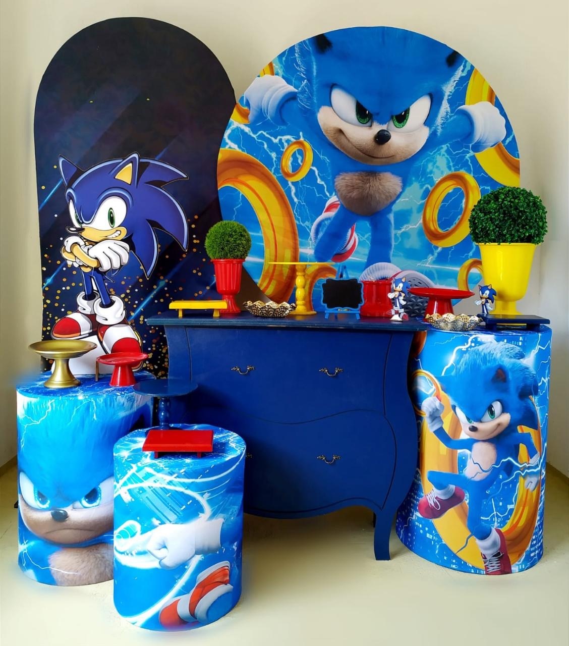 Sonic 2 - Kit Diamante  - Beca Decorações