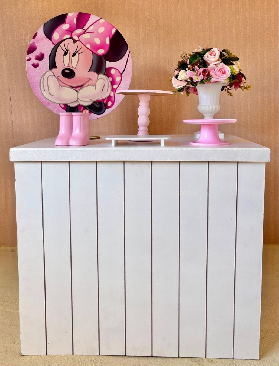 Minie Rosa (Mini Kit)     - Beca Decorações