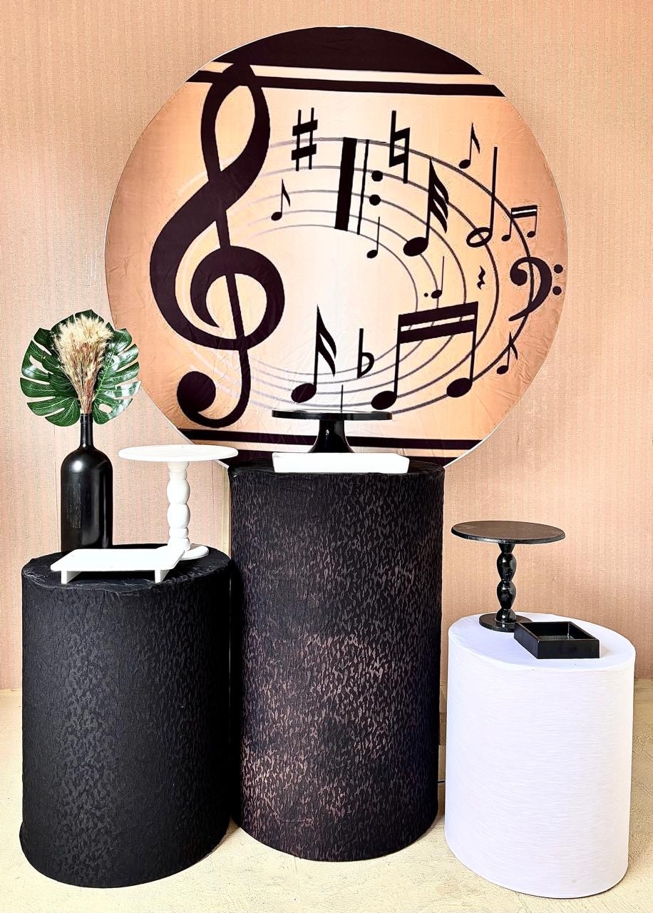 Música - Kit Prata - Beca Decorações