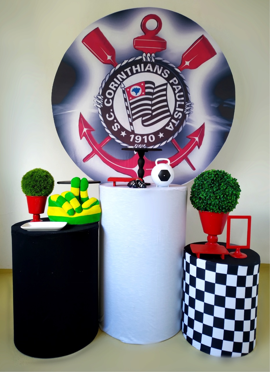 Corinthians - Kit Prata  - Beca Decorações