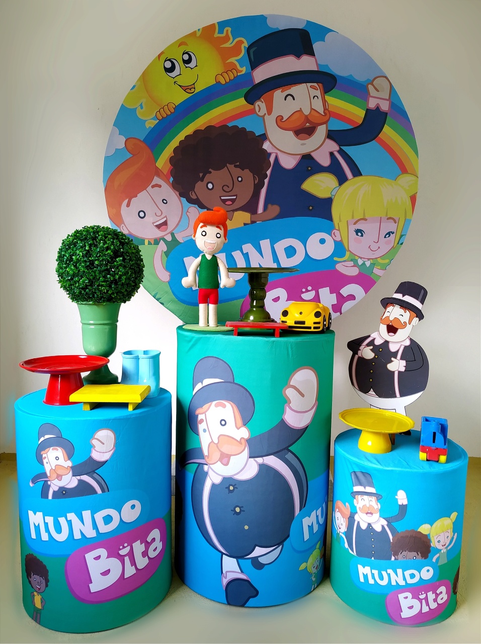 Mundo Bita - Kit Prata 2 - Beca Decorações