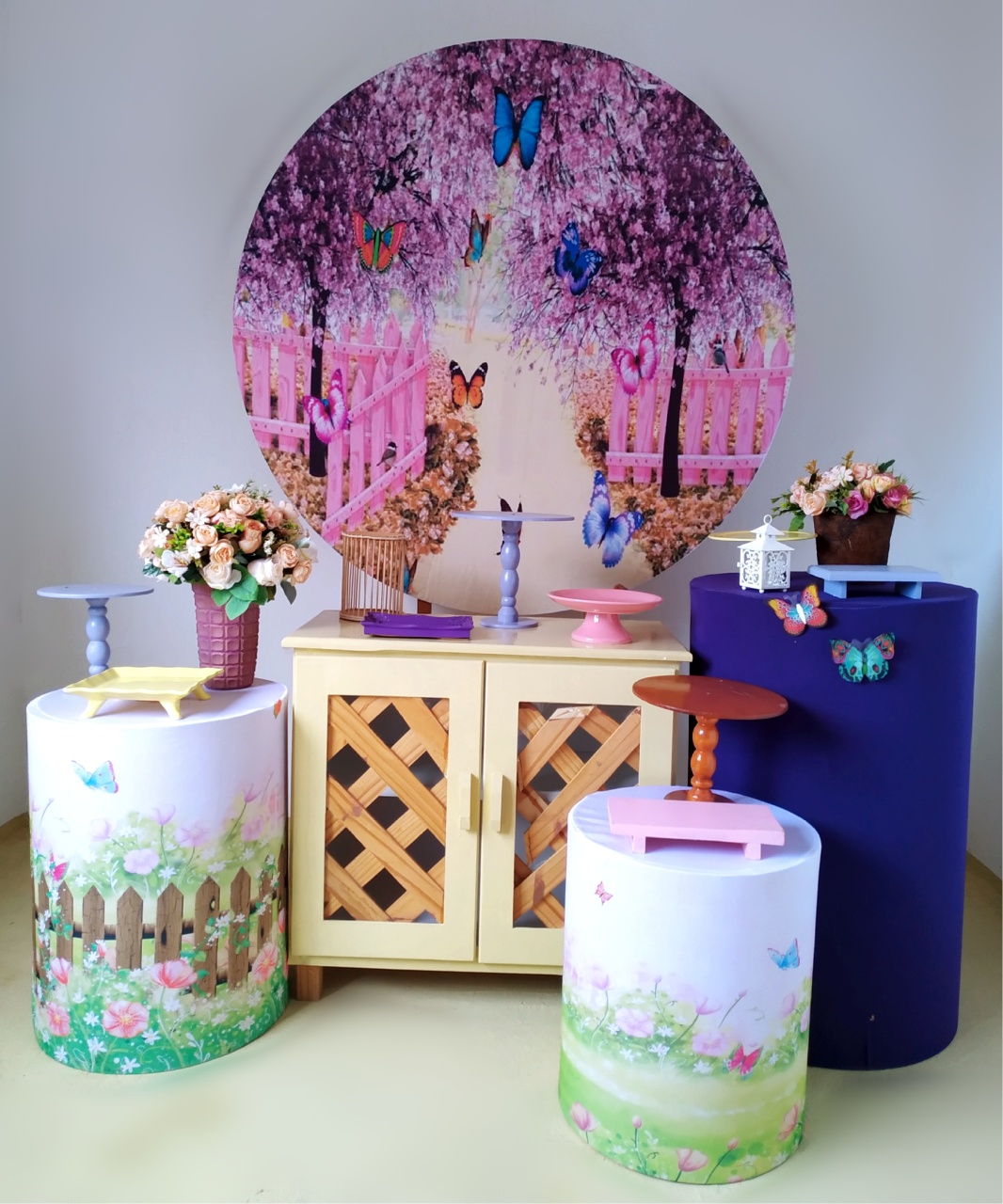 Jardim Roxo ( Kit Ouro) - Beca Decorações