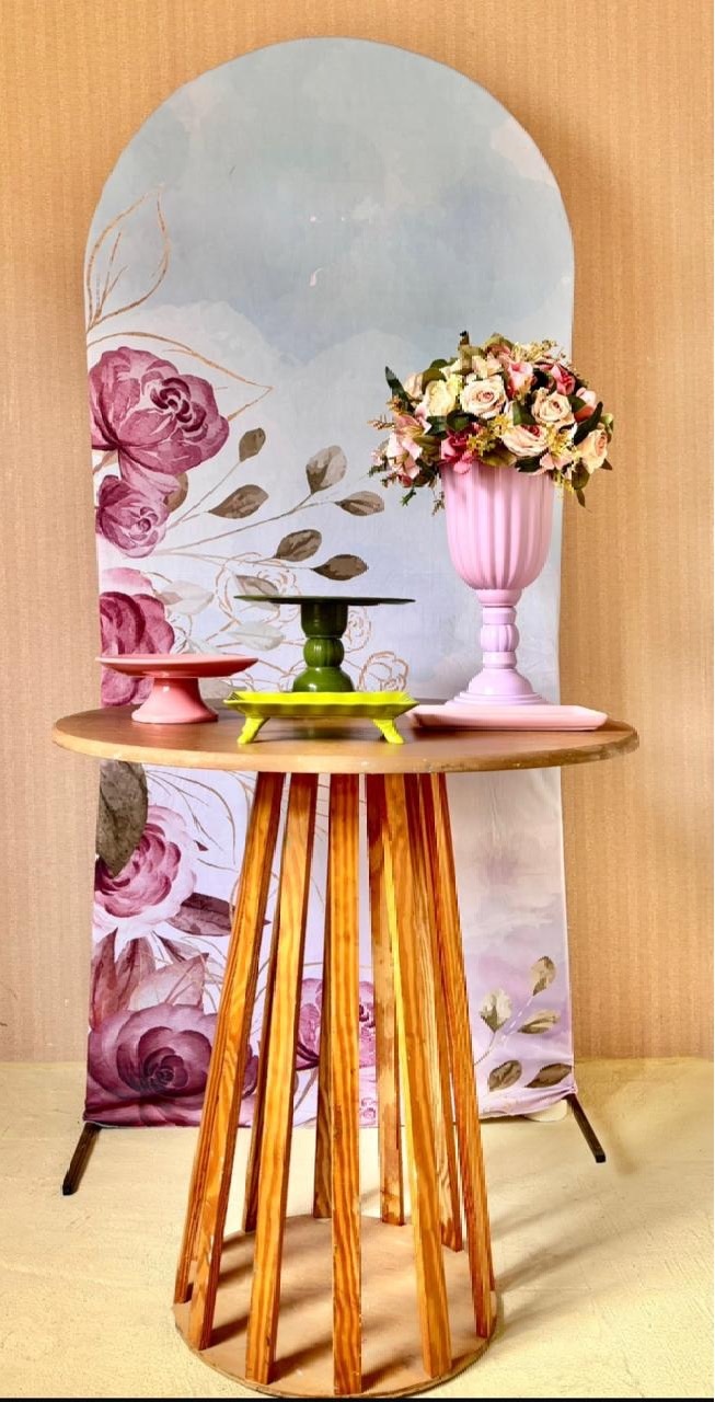 Floral Vinho 6 (Painel Romano)   - Beca Decorações