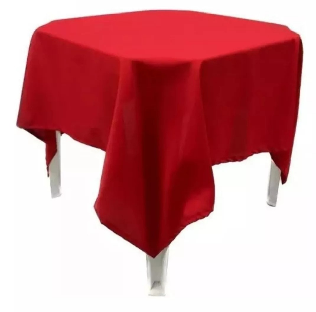 Toalhas de Mesa Vermelhas (Locação) - Beca Decorações