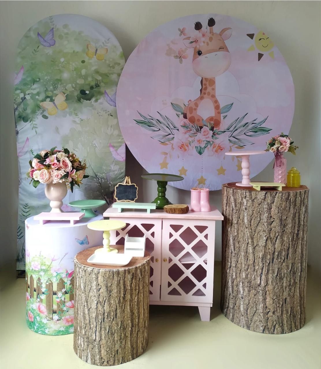 Girafinha - Kit Diamante 2 - Beca Decorações
