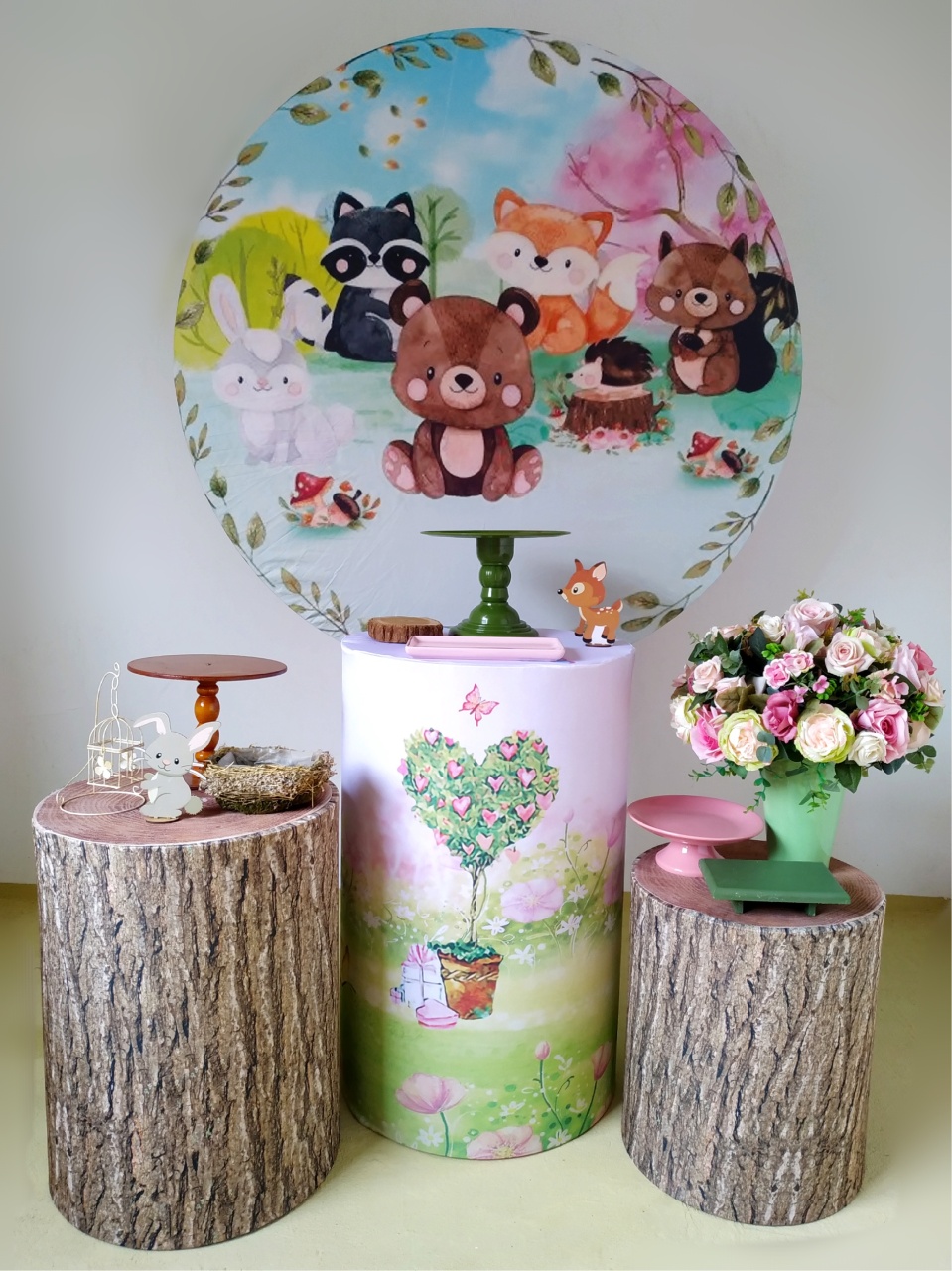 Bosque - Kit Prata - Beca Decorações