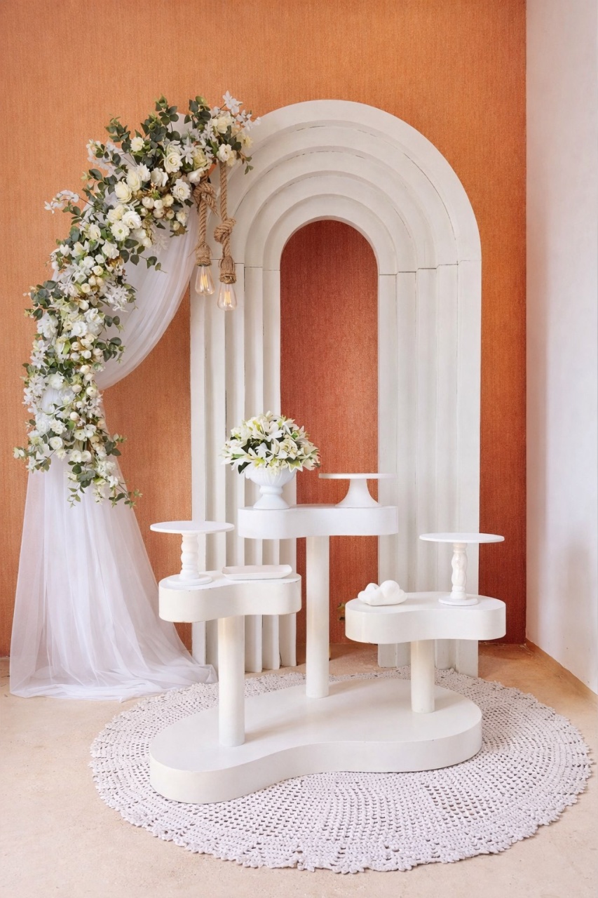 Casamento Com Painel Camadas  - Beca Decorações