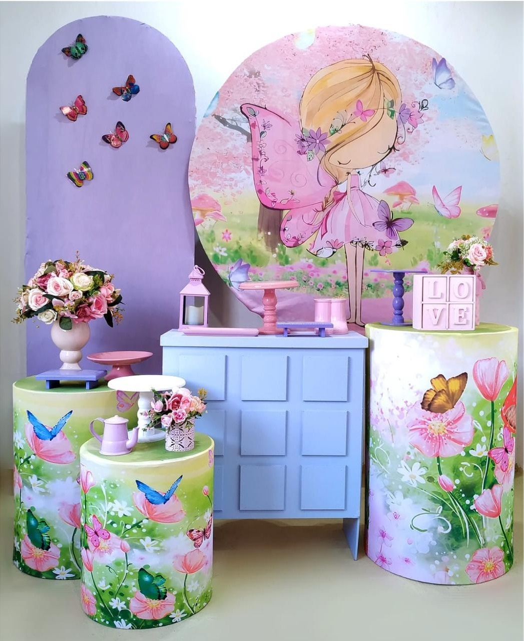 Boneca No Jardim- Kit Diamante  - Beca Decorações