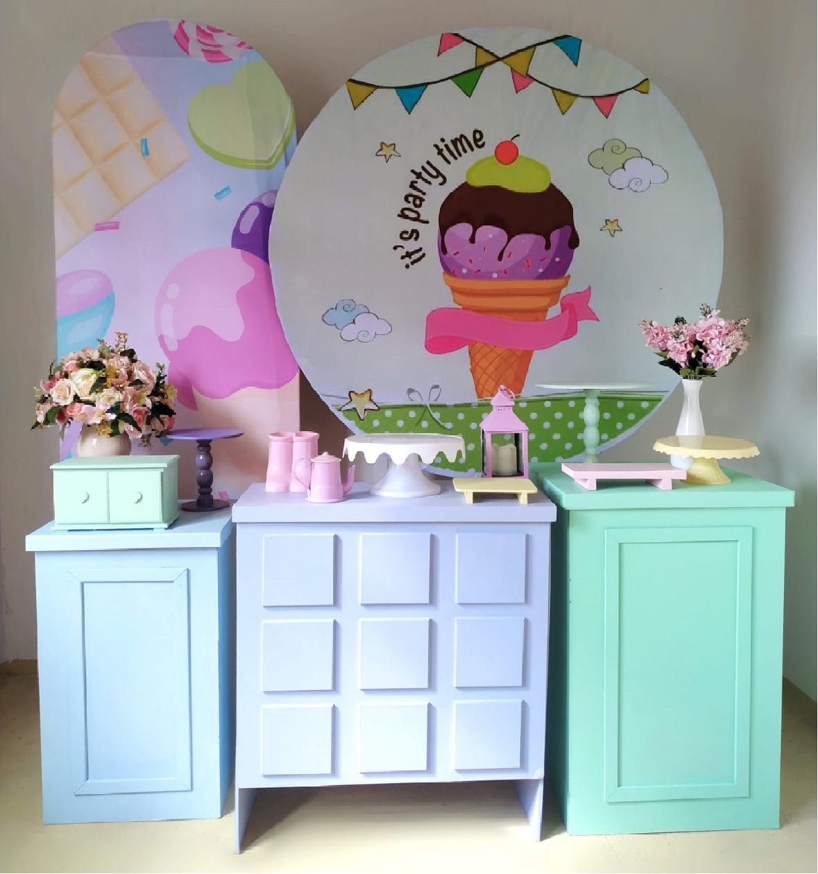 Sorvetinho (Kit Diamante) - Beca Decorações