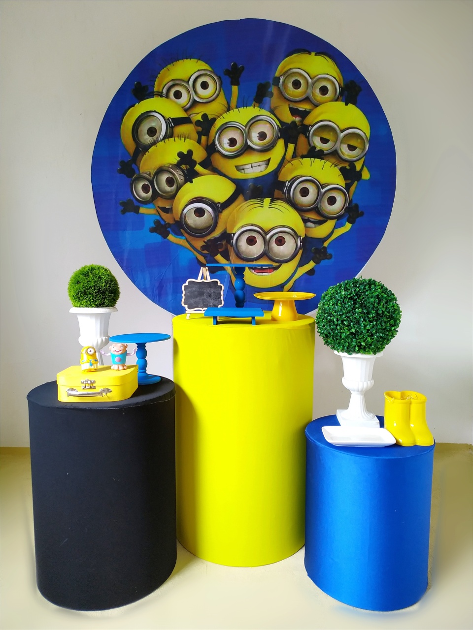 Minions - Kit Prata - Beca Decorações