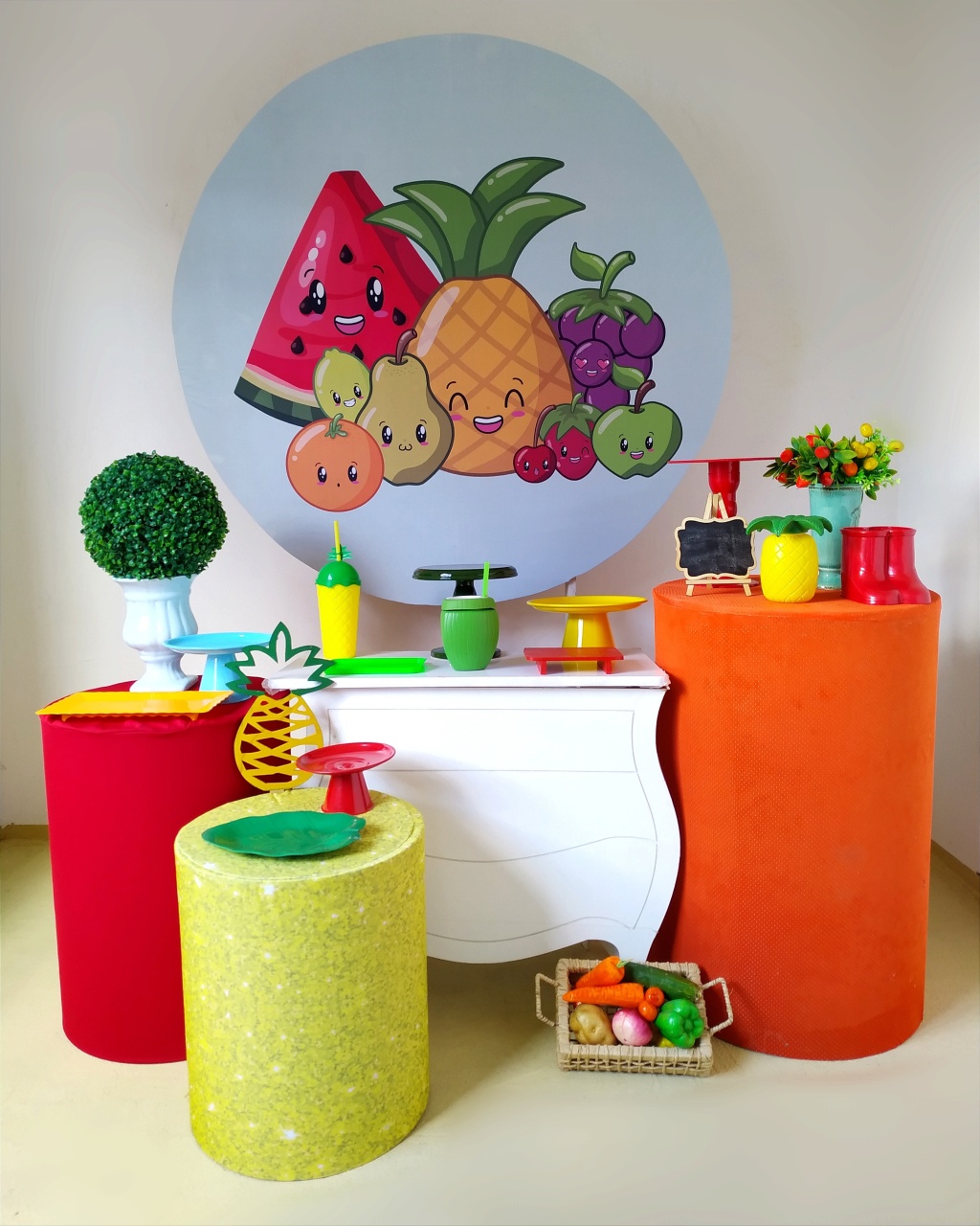 Frutas - Kit Ouro - Beca Decorações