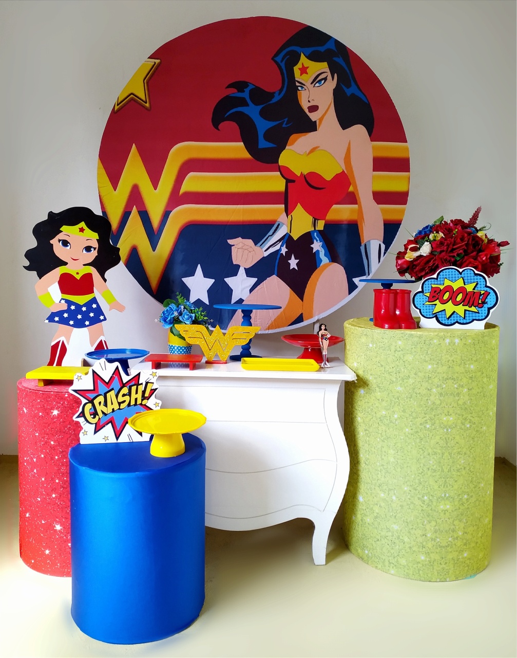 Mulher Maravilha - Kit Ouro - Beca Decorações