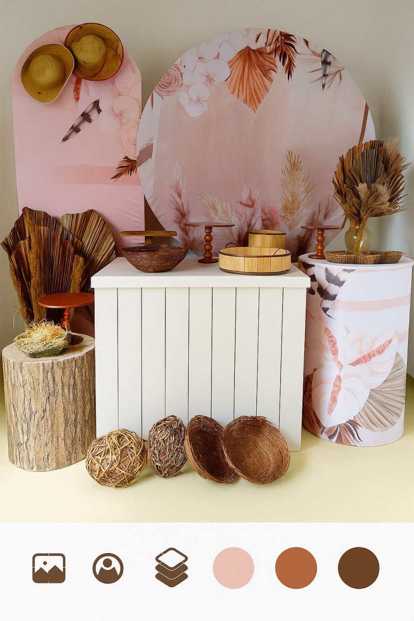Junino Boho Rústico (Kit Diamante) - Beca Decorações