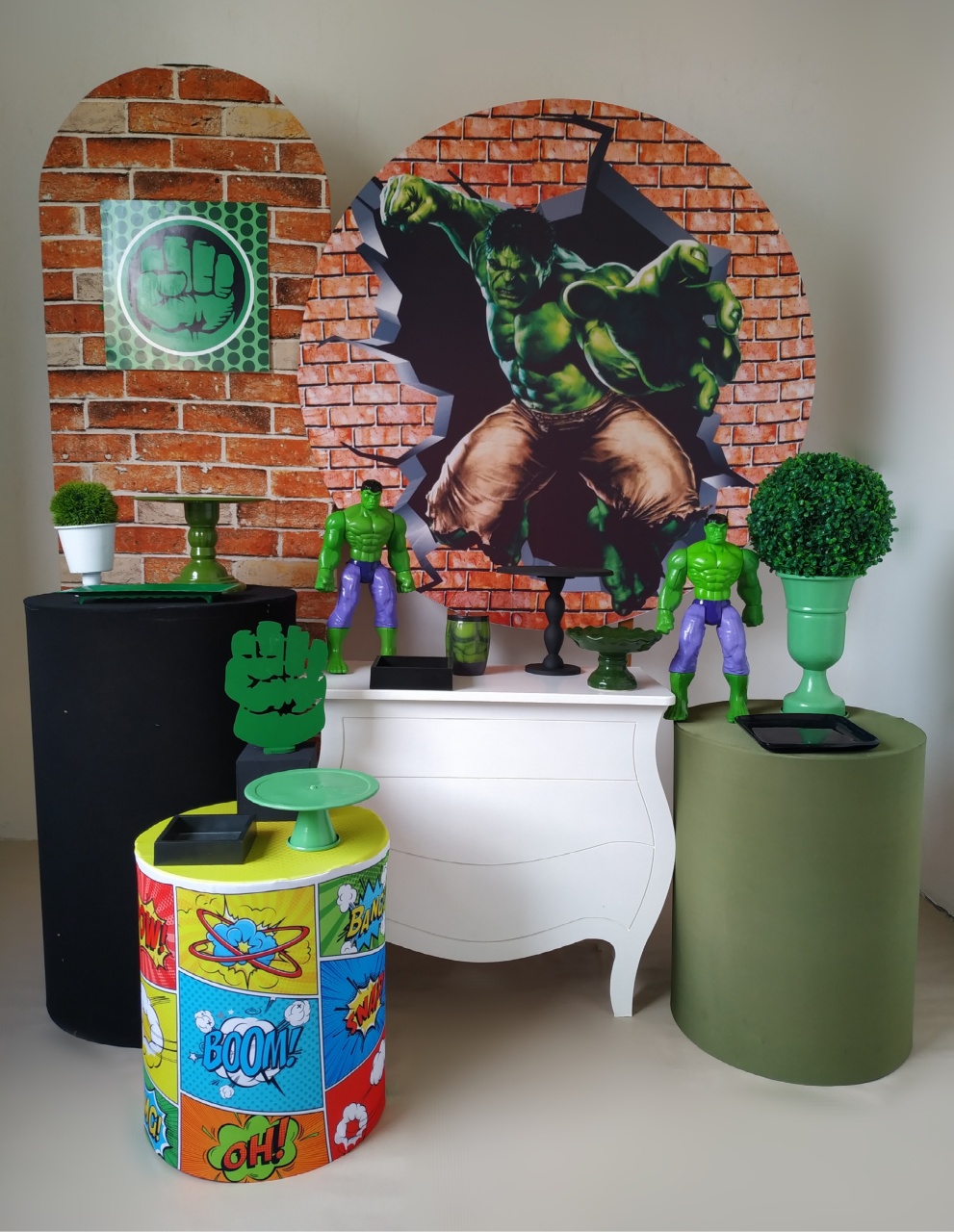Hulk - Kit Diamante - Beca Decorações