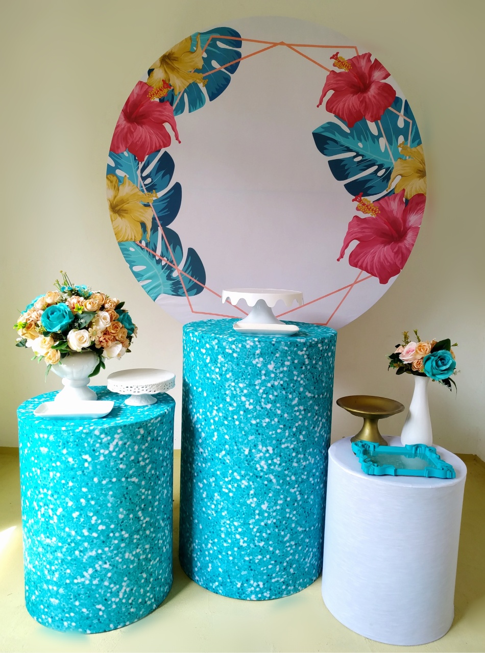 Tiffany Com Cilindros - Beca Decorações