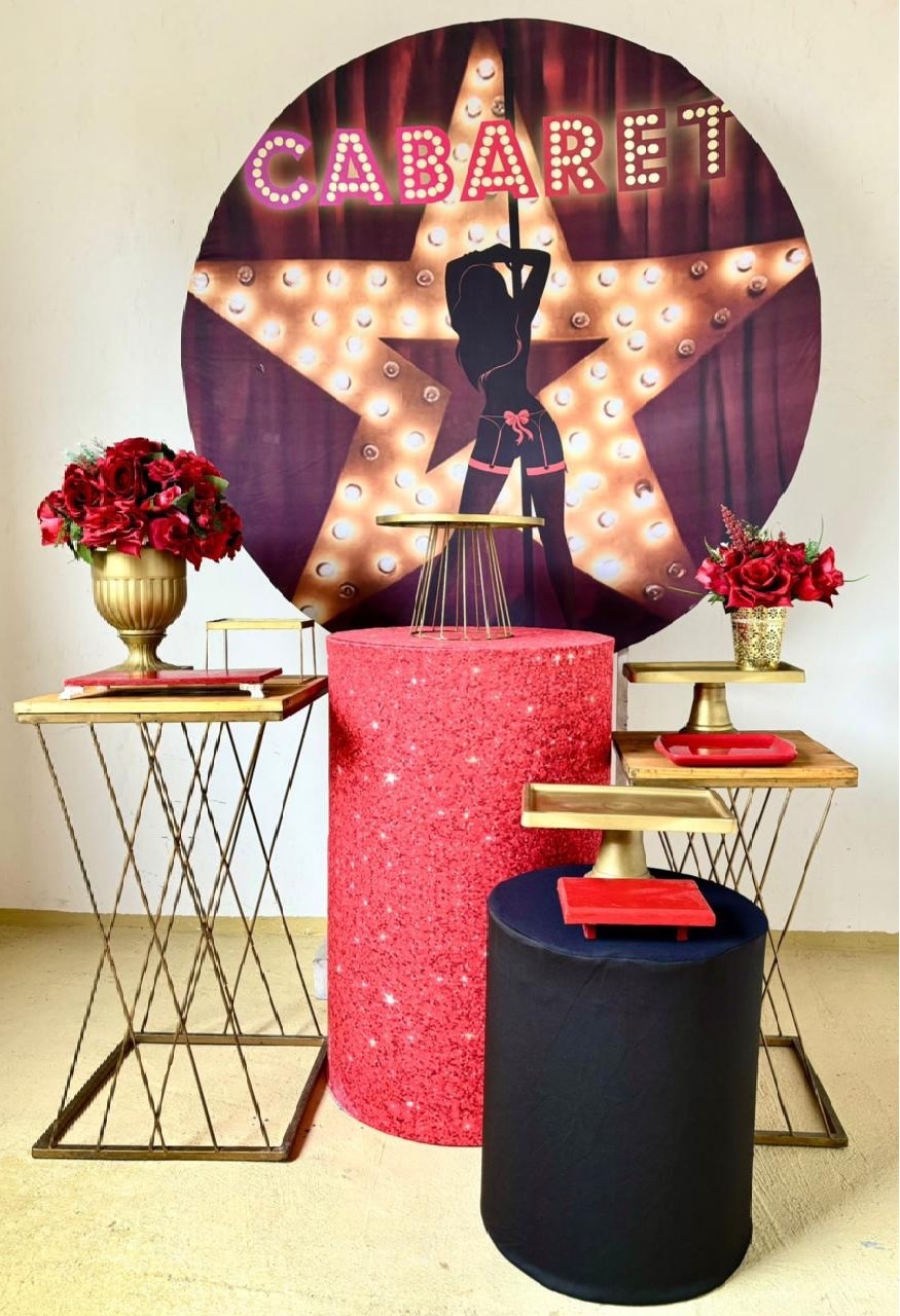 Cabaré - Kit Ouro 2  - Beca Decorações
