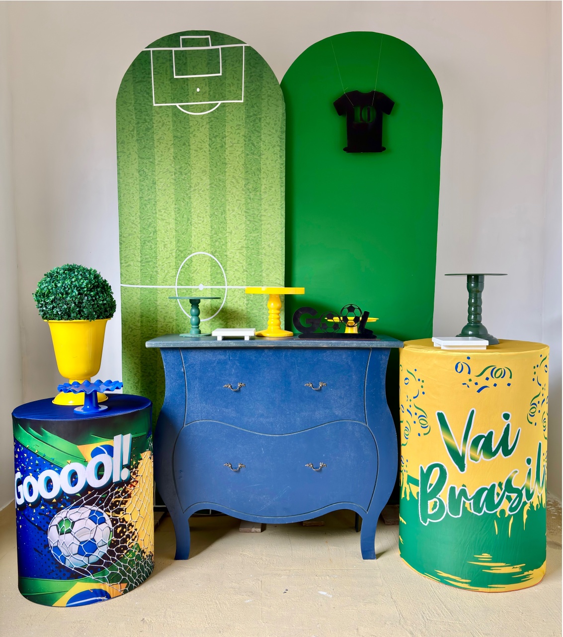 Copa - Cômoda Azul - Beca Decorações