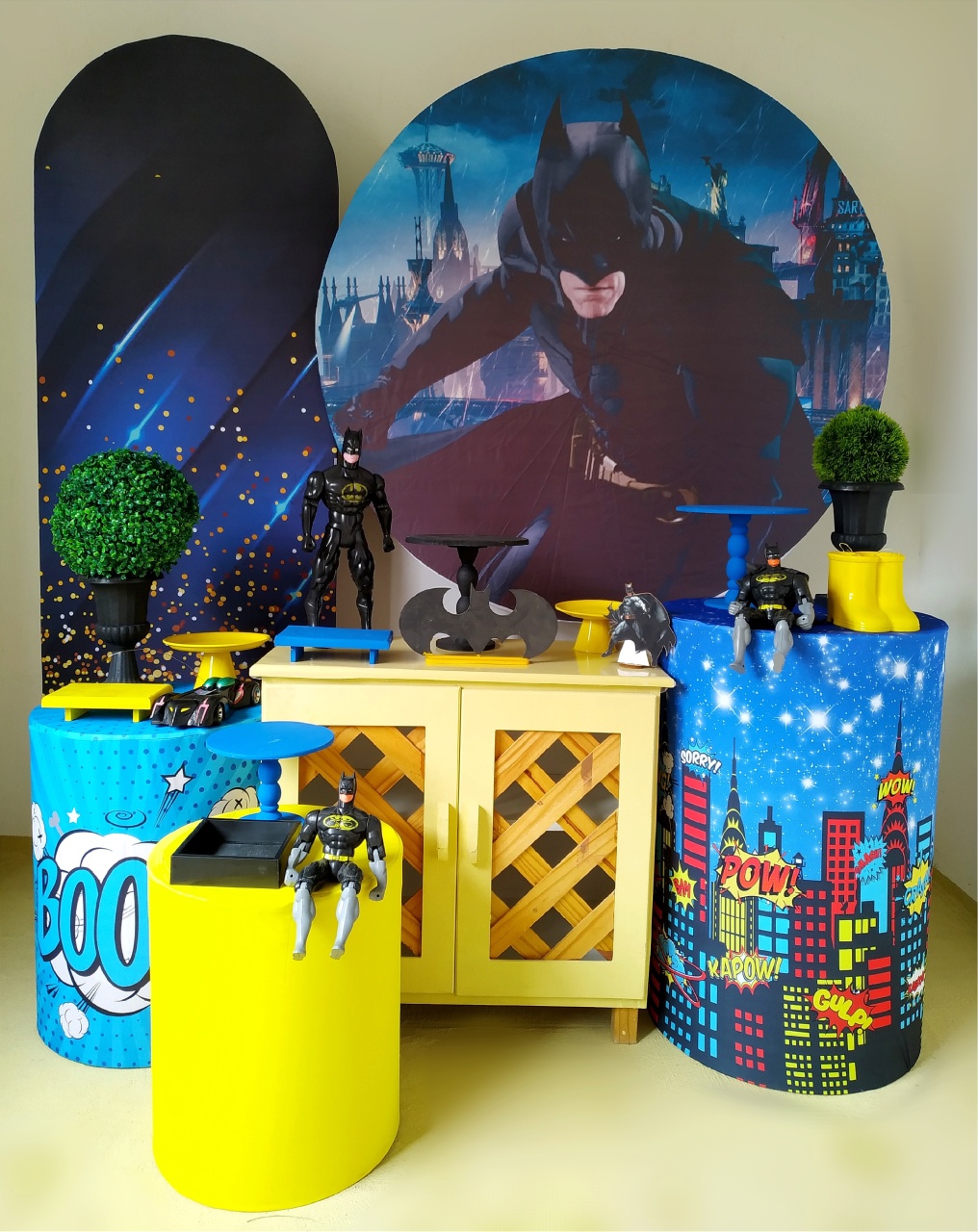 Batman - Kit Diamante  - Beca Decorações