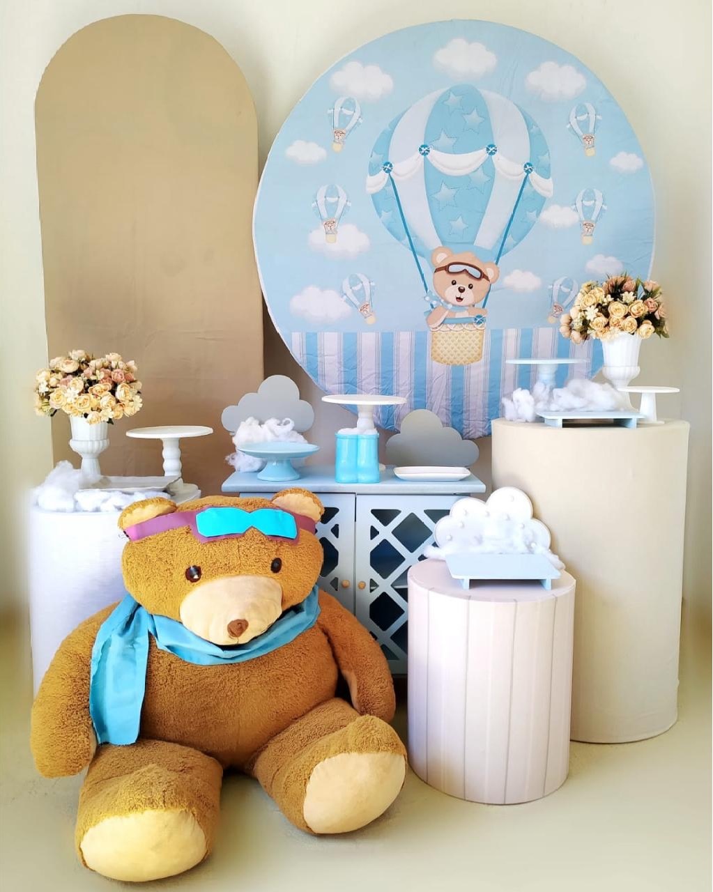 Ursinho Baloeiro - Kit Diamante 3 - Beca Decorações