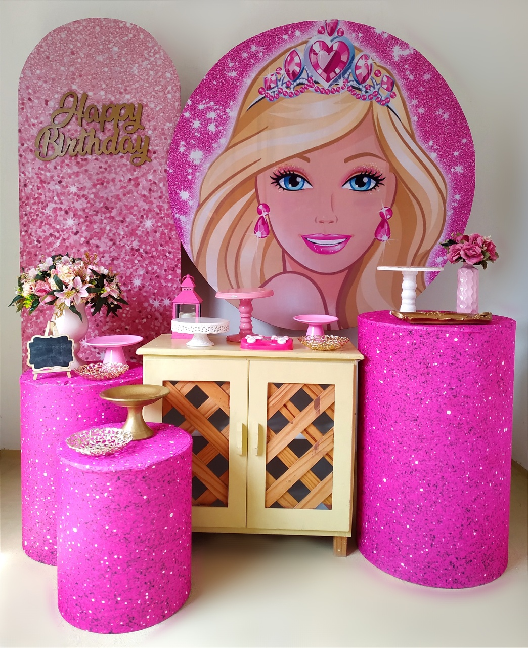 Barbie - Kit Diamante  - Beca Decorações