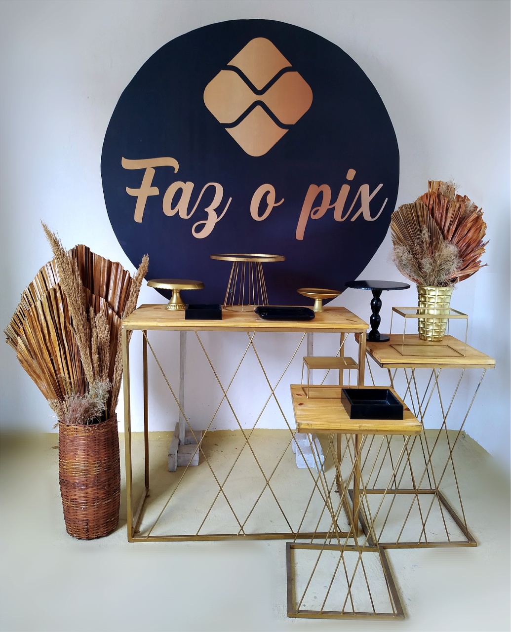 Faz O Pix - Kit Ouro - Beca Decorações