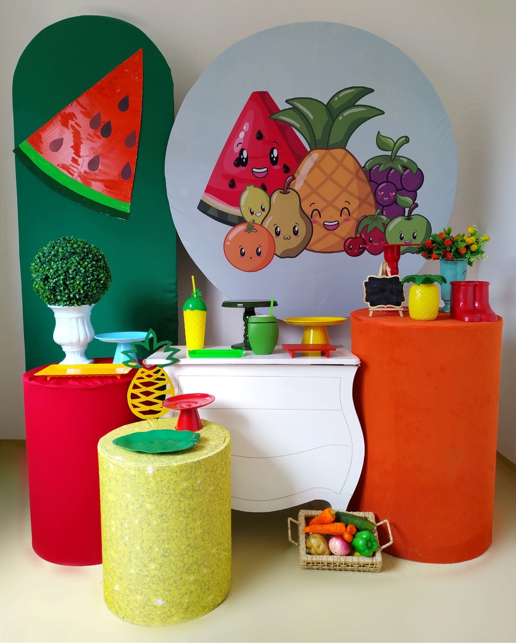 Frutas - Kit Diamante - Beca Decorações