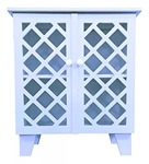 Cômoda Treliça 2 Portas Azul Bebê (Locação) - imagem 3