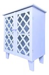 Cômoda Treliça 2 Portas Azul Bebê (Locação) - imagem 1