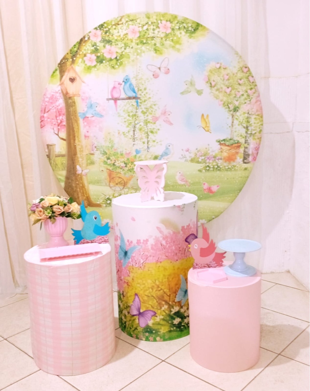 Kit Básico - Borboleta / Jardim Encantado - Bonequinha Preta Festas