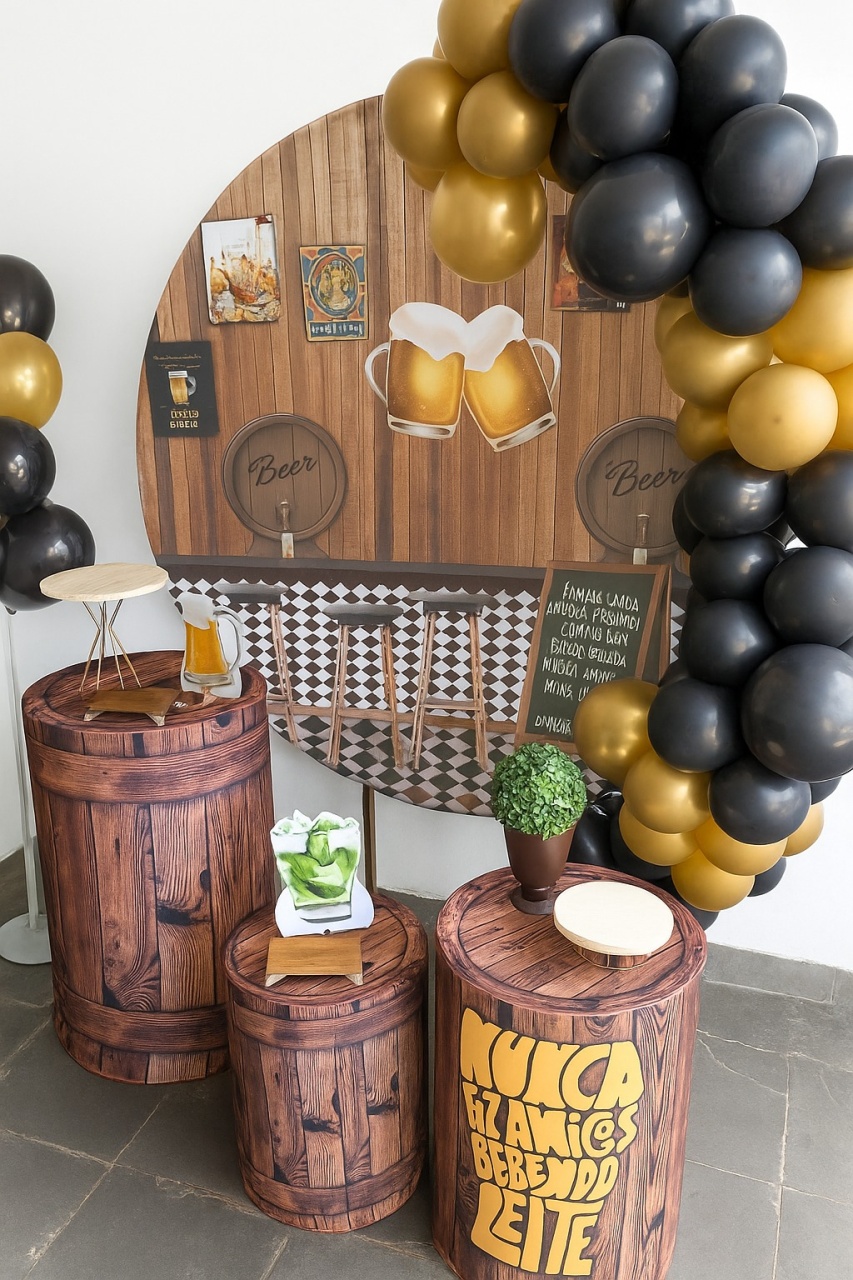 Kit Básico - Boteco - Bonequinha Preta Festas