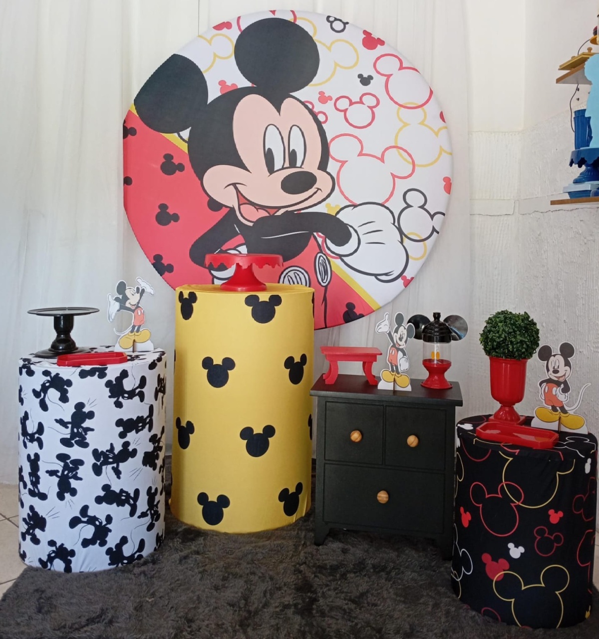 Kit Completo - Mickey - Bonequinha Preta Festas