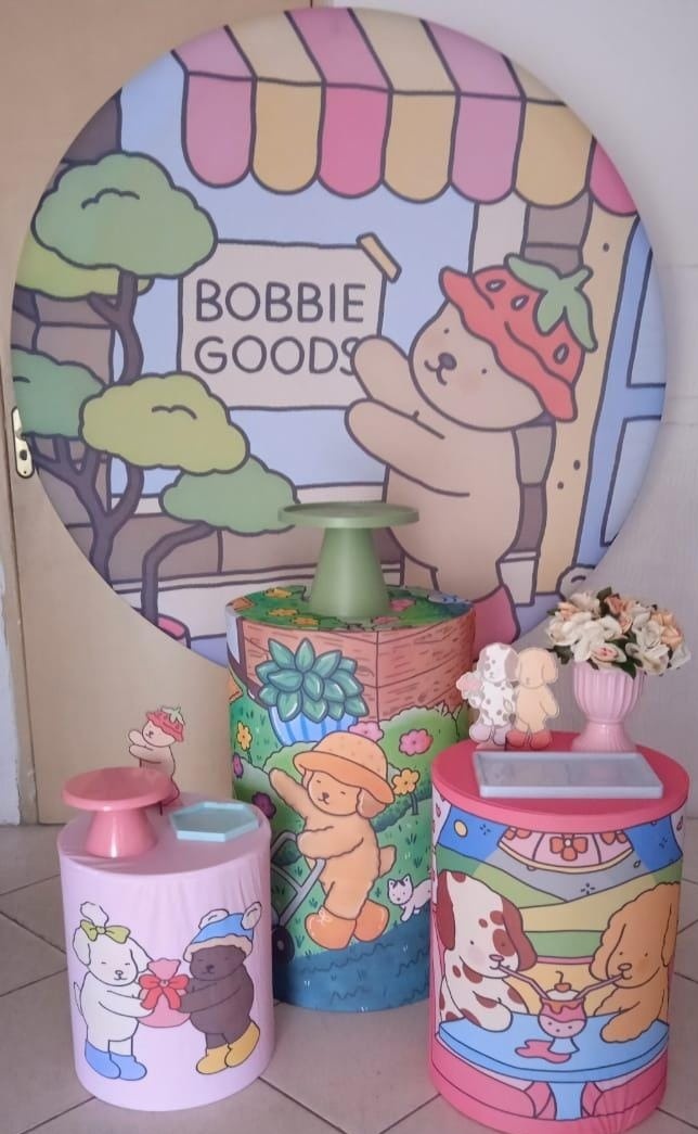 Kit Básico - Bobbie Goods - Bonequinha Preta Festas