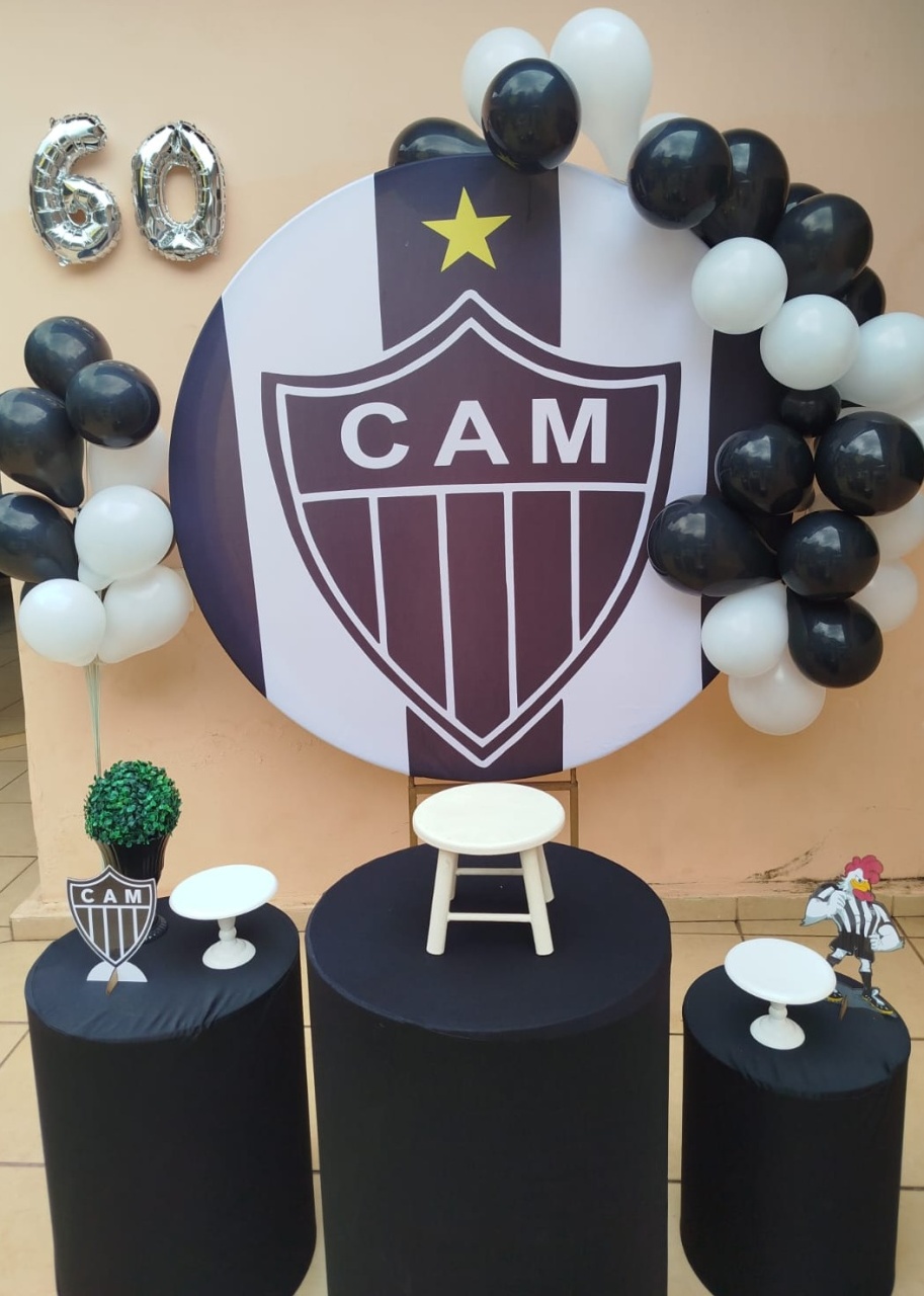 Kit Básico - Atlético / Futebol - Bonequinha Preta Festas