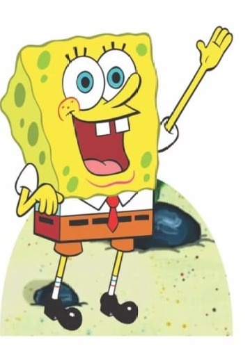 Display de Chão Bob Esponja - Bonequinha Preta Festas