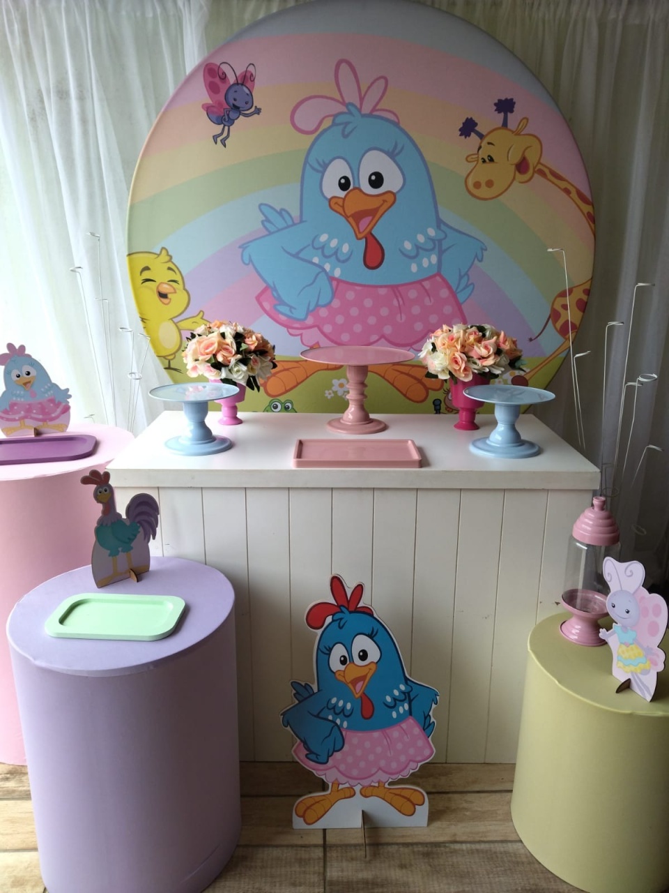 Kit Especial - Galinha Pintadinha Rosa - Bonequinha Preta Festas