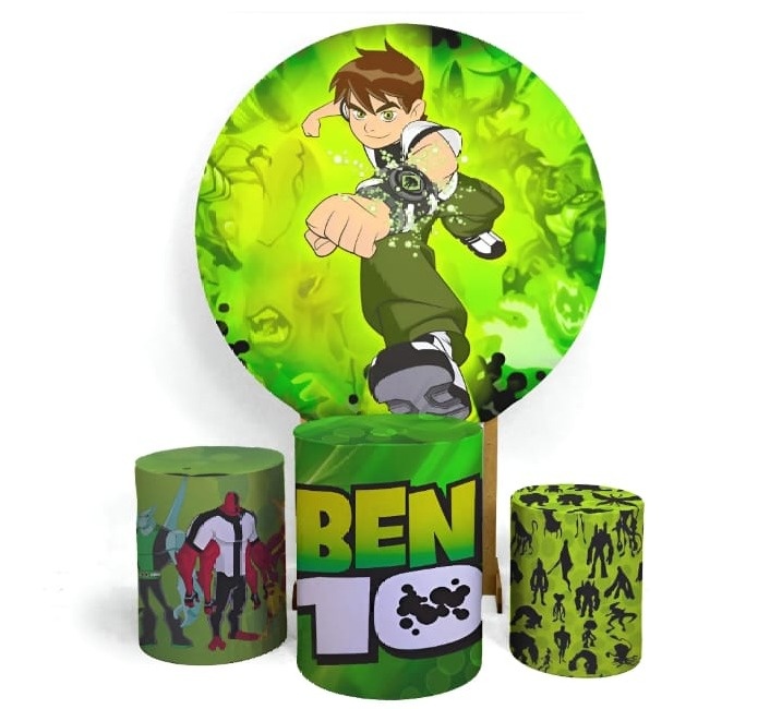 Kit Básico - Ben 10 - Bonequinha Preta Festas