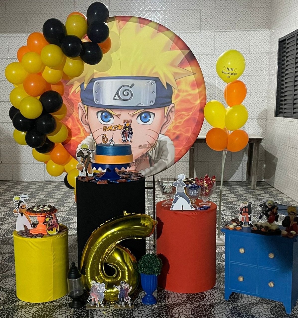 Kit Completo - Naruto - Bonequinha Preta Festas