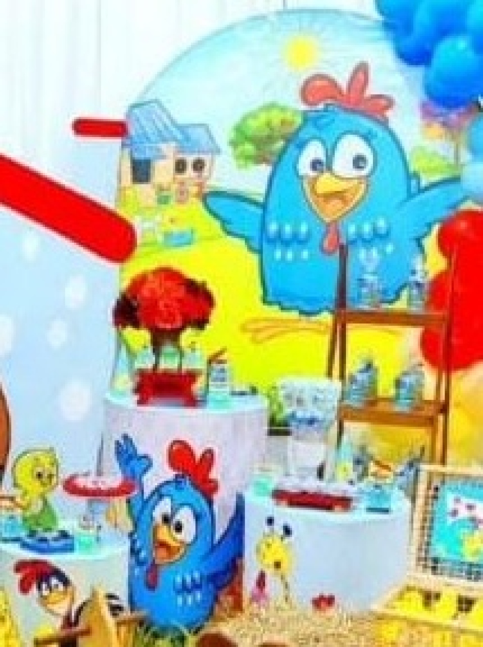 Kit Básico - Galinha Pintadinha - Bonequinha Preta Festas