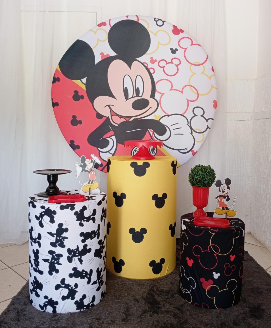 Kit Básico - Mickey - Bonequinha Preta Festas