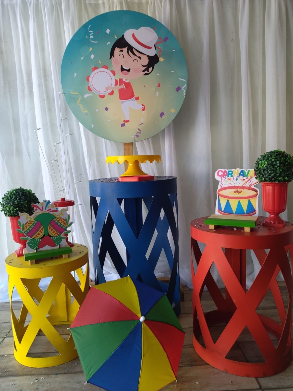 Kit Mini Festa - Carnaval Menino - Bonequinha Preta Festas