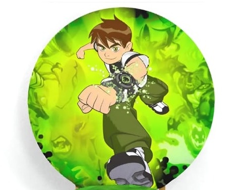 Capa Para Painel Redondo Ben 10 - 1,5Mt - Bonequinha Preta Festas