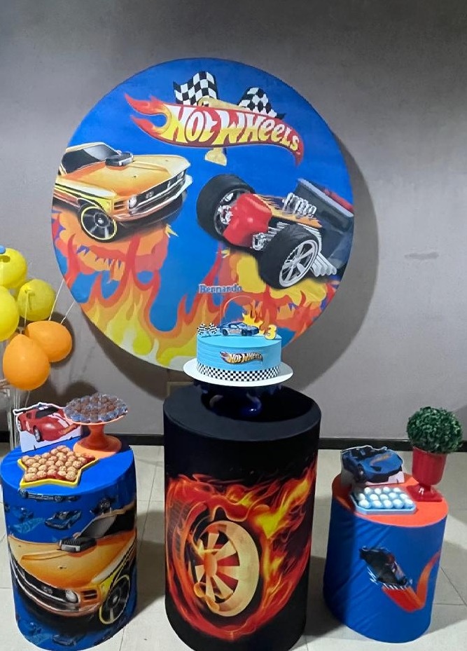 Kit Básico - Hot Wheels - Bonequinha Preta Festas