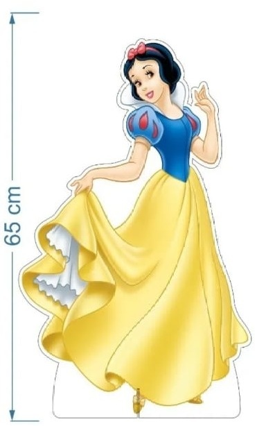 Display de Chão Branca de Neve - Bonequinha Preta Festas