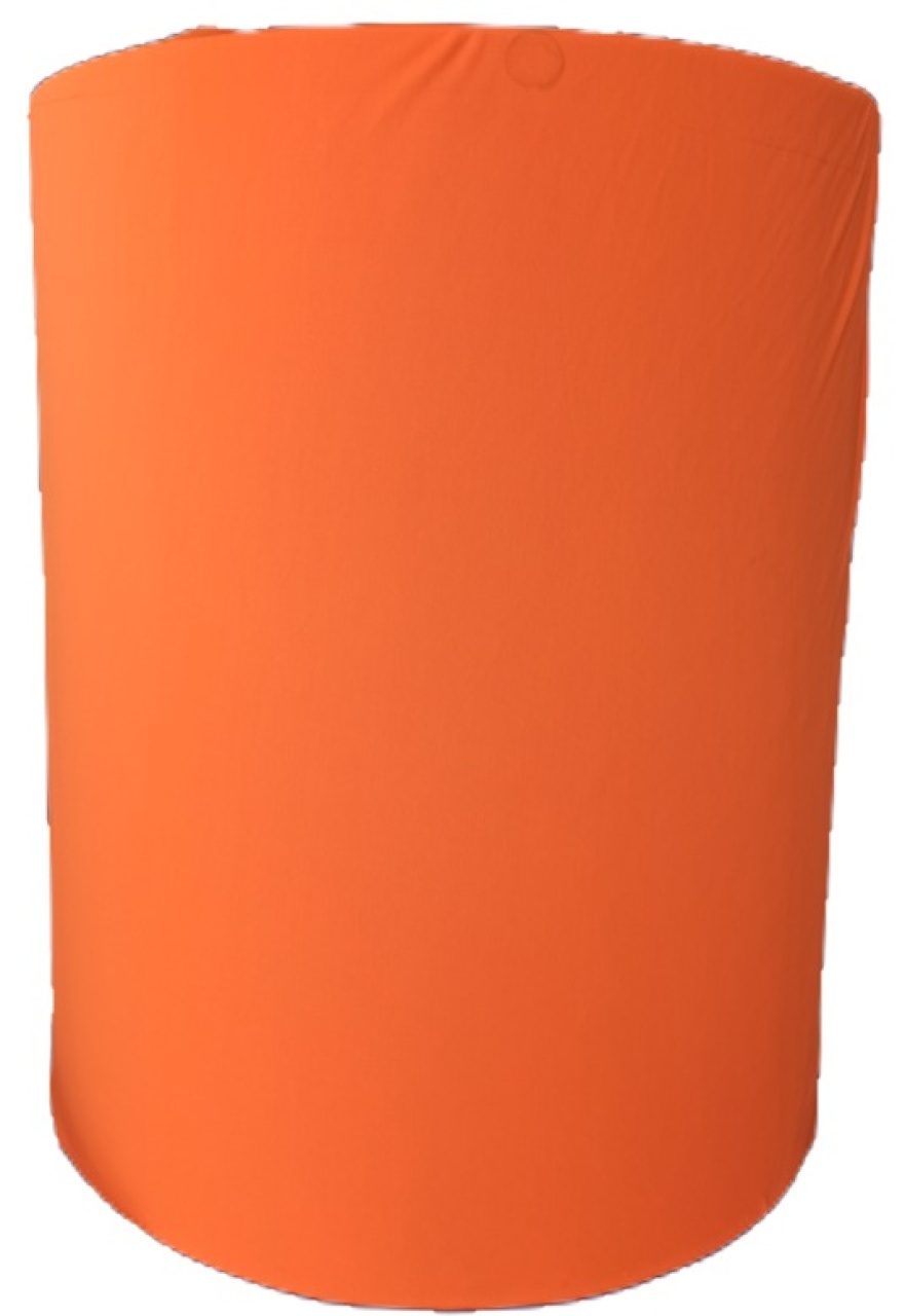Capa Para Cilindro M - Laranja - Bonequinha Preta Festas