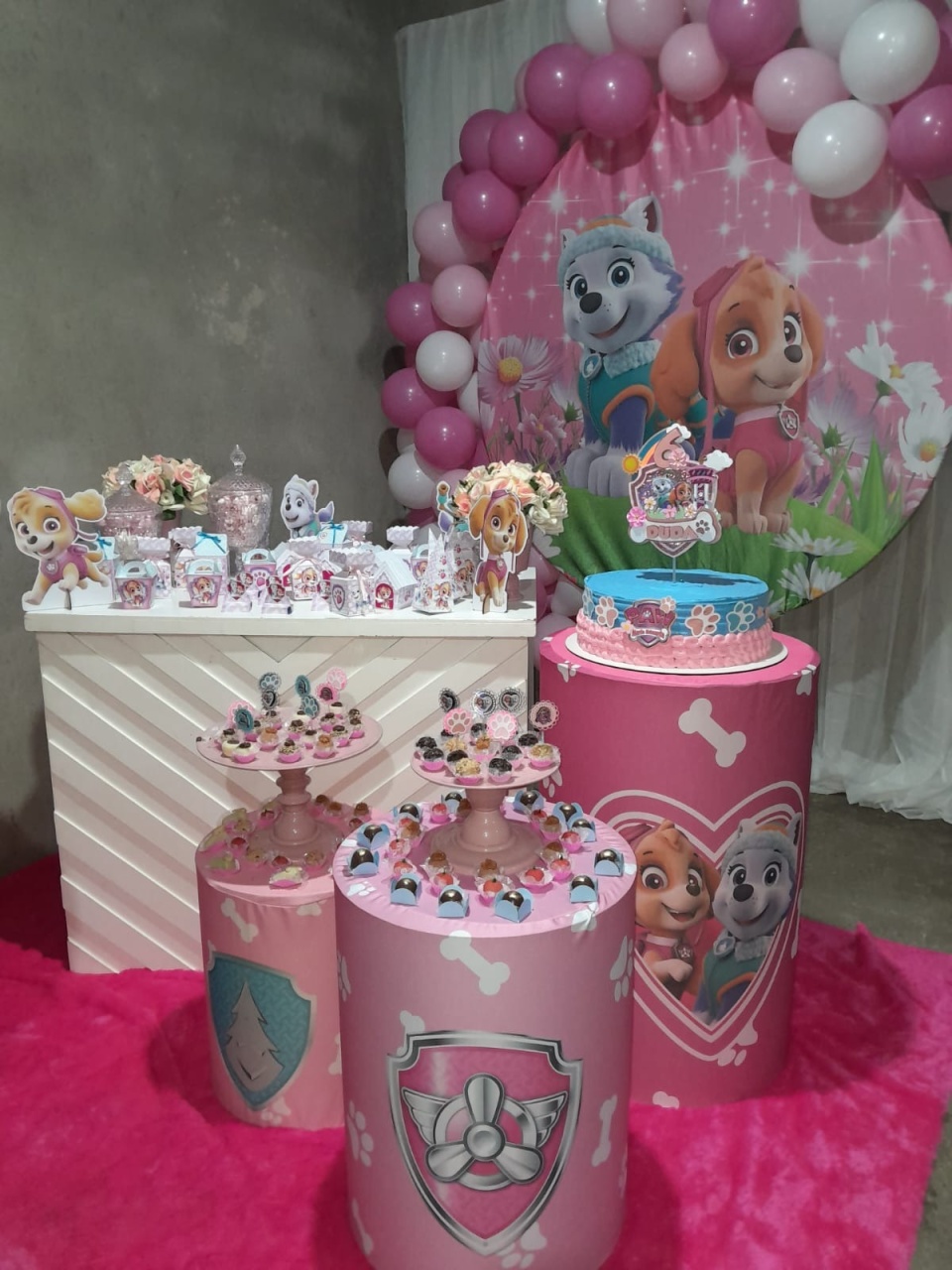 Kit Especial - Patrulha Canina / Sky E Everest  - Bonequinha Preta Festas