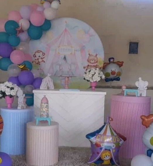 Kit Especial - Circo Rosa - Bonequinha Preta Festas