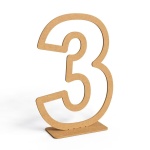 Número 3 de Mdf 60Cm - imagem 1