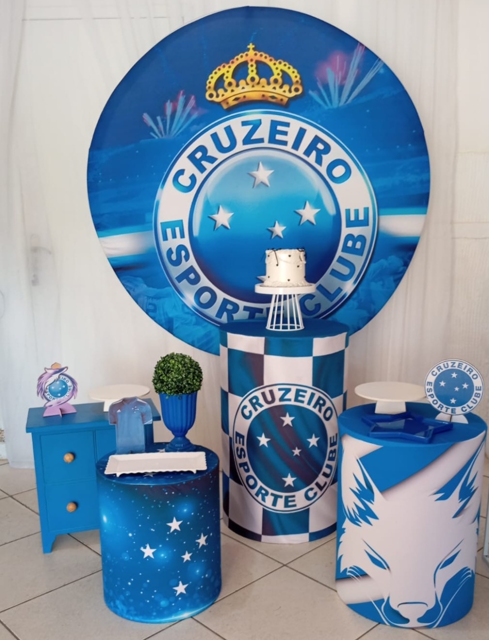 Kit Completo - Cruzeiro - Bonequinha Preta Festas